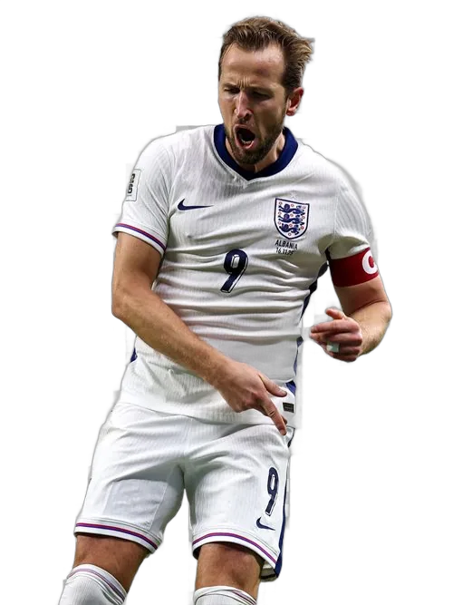 Harry Kane in an England shirt